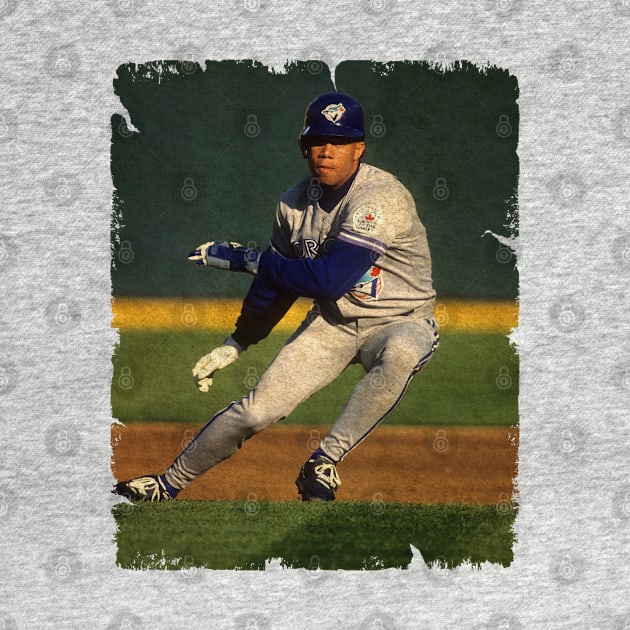 Roberto Alomar in Toronto Blue Jays by PESTA PORA